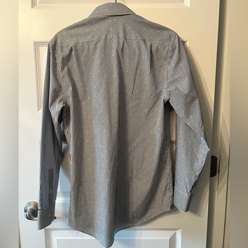 Ryan Seacrest~Long Sleeve Dress Shirt~Slim Fit~Non-Iron~14 1/2- 32/33 - Picture 5 of 7